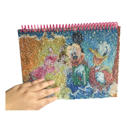 Colorful Beads And Sequins Notebook