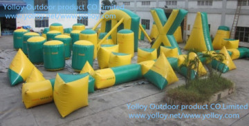 Yellow and Green Paintball Air Bunkers Pakages for Sale