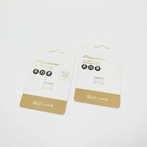 Storage card paper card packaging