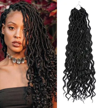 AliLeader Curly Faux Locs Crochet Locs Hair With Curly Ends Crochet Hair Goddess Locs Synthetic Braids Hair Extensions