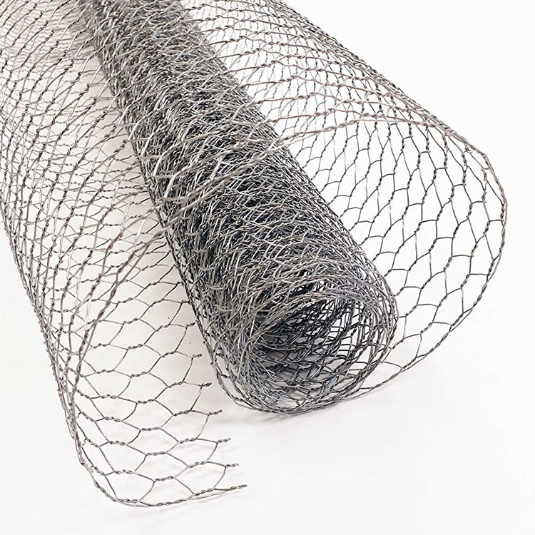 Galvanized Gabion Hexagonal Hole Shape Chicken Wire netting