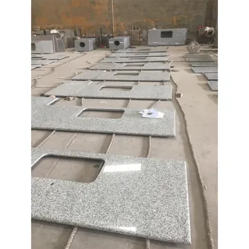 G439 Prefab Bathroom Countertop  Low Price Grey 1 Sink Bathroom Countertop