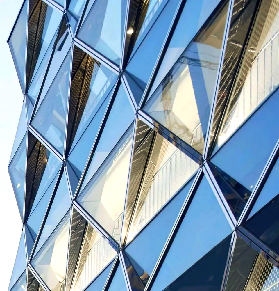 Low-E coated laminated glass