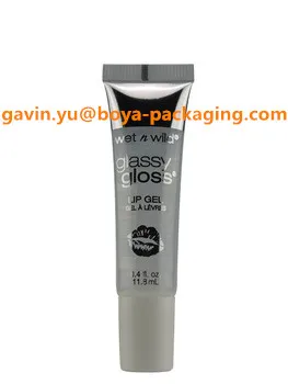 lip gloss cosmetic tube with the plastic tube