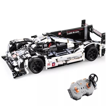 DIY RC Car Kit: C61016 Technical Endurance Super Sports Model with Jumbo Building Blocks for Kids