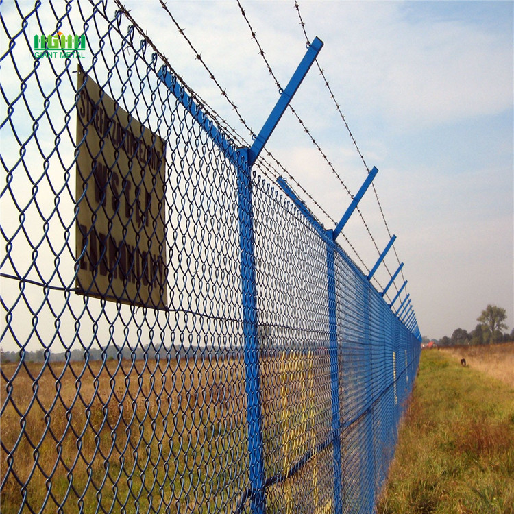 High Security Airport Fences With Razor Barbed Wire