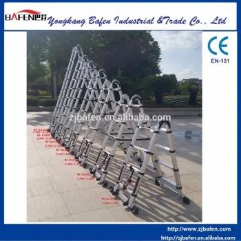 12.5ft en131 multi purpose aluminum folding step l