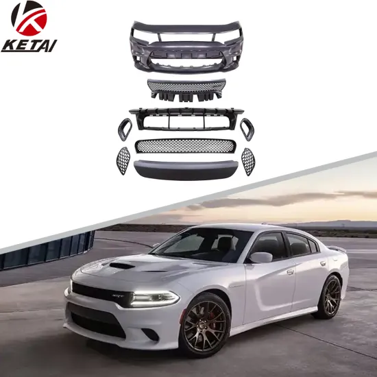 2015 SRT Style Front Bumper with Lip for Dodge Charger 2015-2022