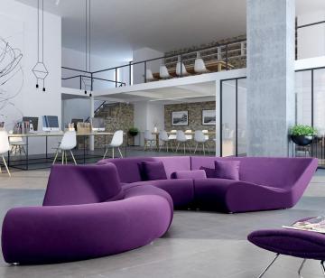 Modern Greenfield Furniture Reception Modular Lounge Office Cloud Sofa Set