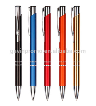 Aluminum pens with 2 or 3 rings on barrel