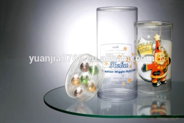 eye catching pvc boxes with lids for kids' doll packaging