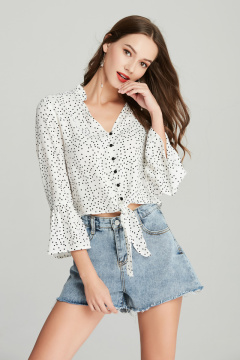 ladies printed viscose blouse price