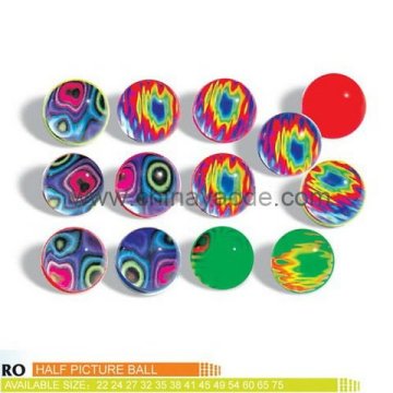 half picture bouncing ball