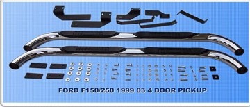 Ford stainless steel side nerf bar