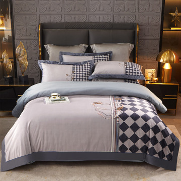 Factory wholesale solid velvet duvet bedding set