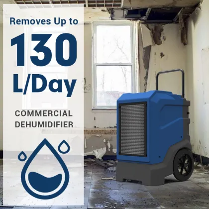 Hot Sale 130L Water Damage Restoration Cleaning Equipment & Dehumidifier