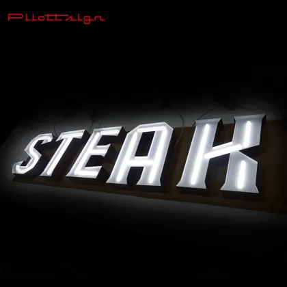 aluminum frame custom neon letter advertising light