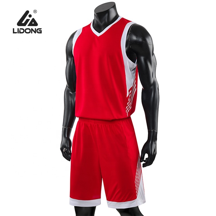 Custom Fashionable Sublimation Plain Basketball Jersey