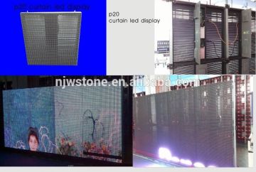 Curtain p20 outdoor waterproof led display