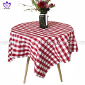 100% cotton grid table cloth-square for sale