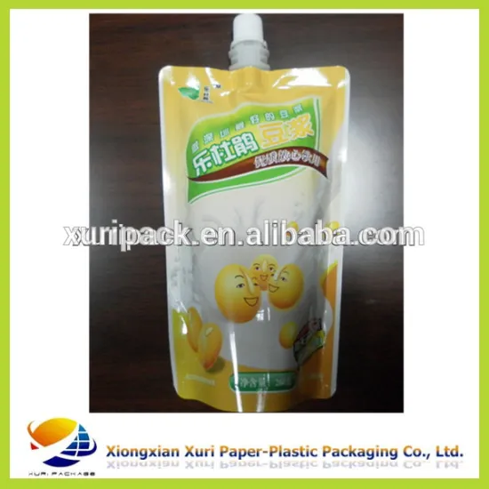 stand up bag with zipper for nutritional supplements packaging