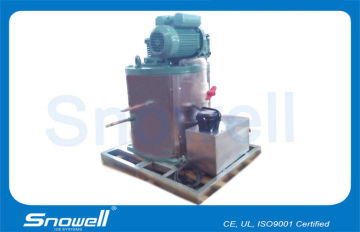 1000kg/day Commercial Flake Ice Evaporator , R404a / R22 / R717 Refrigerant