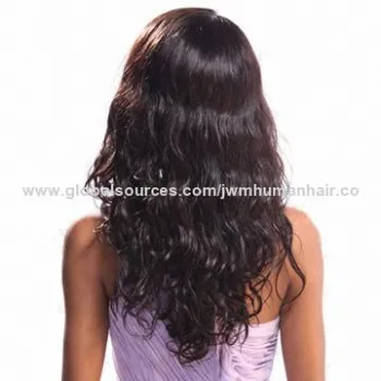 Peruvian Hair Lace Wig, 100% Human Hair, without Any Mixing, Medium Cap