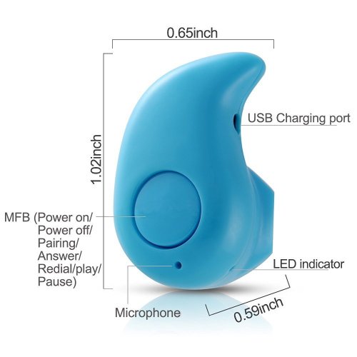 Mini e comodo auricolare portatile con gancio per l&#39;orecchio