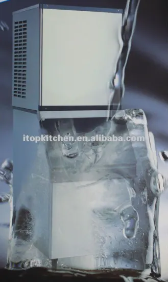 water-flowing type ice cube making machine