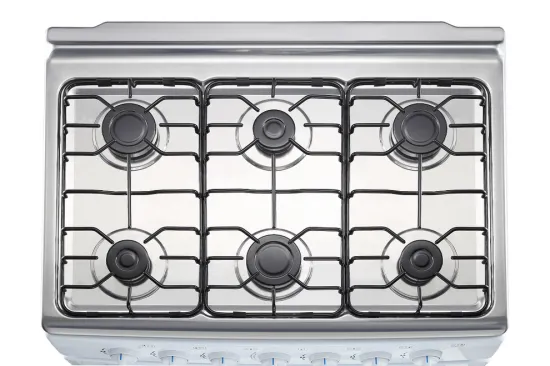 Commercial Stainless Steel Gas 6 Burner Gas Range