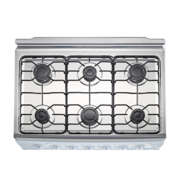 Commercial Stainless Steel Gas 6 Burner Gas Range