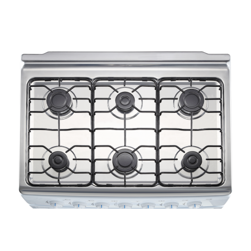 White Color Body 6Burners Gas Oven ANGOLA