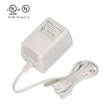 USA Plug Adapt Power Linear AC DC LED Power Supply Adapter 24V