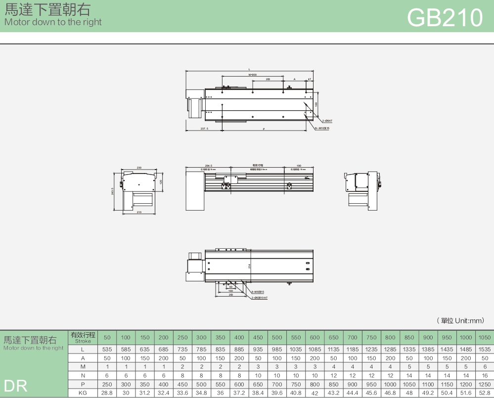 High Speed Belt Module