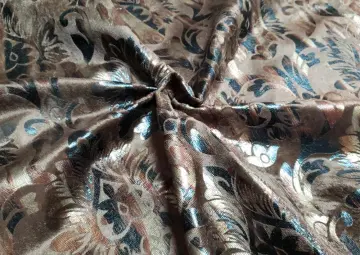 100%Polyester Foil Velvet Upholstery Fabric for Sofa Cover