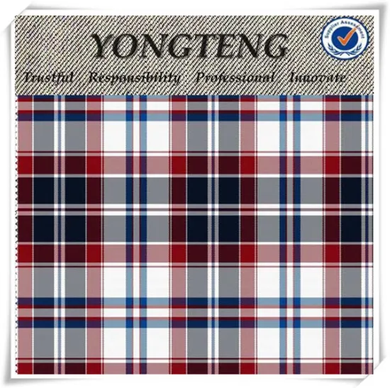 New style poly/cotton fabric,yarn dyed shirting fabric