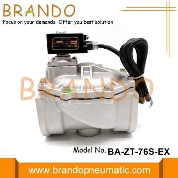 Explosion Proof Straight Through Pulse Jet Valve 3''