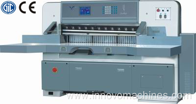 QZK1300CDW microcomputer single hydraulic single worm wheel paper cutting machine