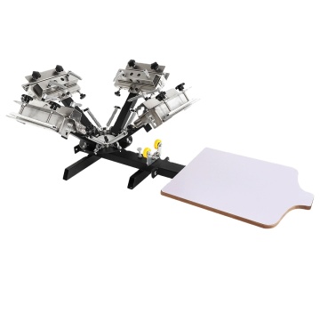 Desktop Screen Printing Machine - Mk-T411A Four Color One Station