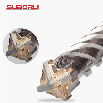 Borui Yg8c Tungsten Carbide Tipped SDS Plus Hammer Drill Bit Set pour le béton et la maçonnerie