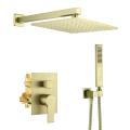 SHAMANDA Brass Brushed Gold Shower Set