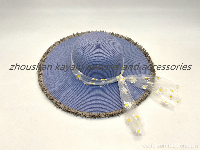 Sombrero de paja playa sombrero de verano sombrero de damas