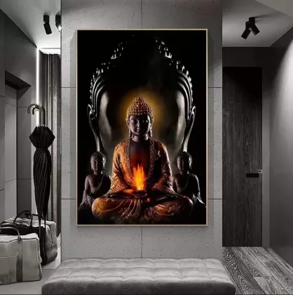Bedroom wall Art Buddha Art oil painting decoration