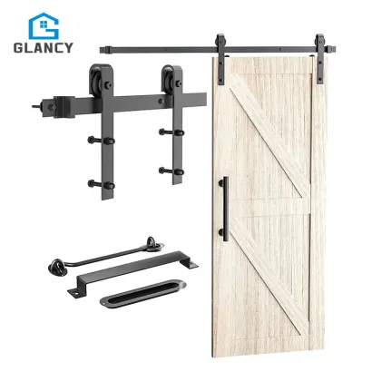 Solid Wood Barn Door Interior Closet Sliding Barn Door Design