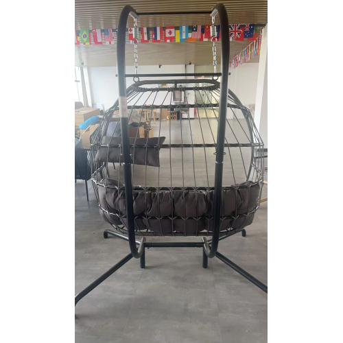 Egg Chair with Stand for Outdoor Relaxation