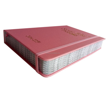 Wholesale Pink Leather A5 Writing Journal Notebook for Girls