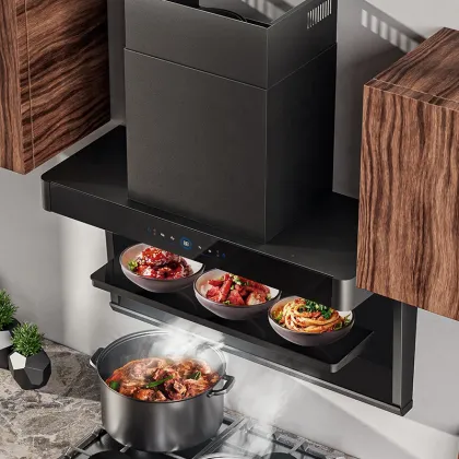 Large Suction Kitchen Hood Chimney with Double Side Suction