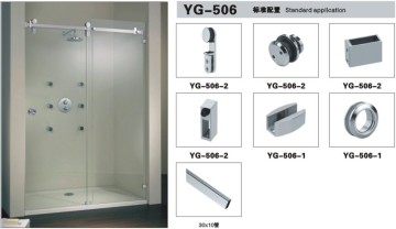 Bathroom Sliding Glass Door Hanging System Yg-506
