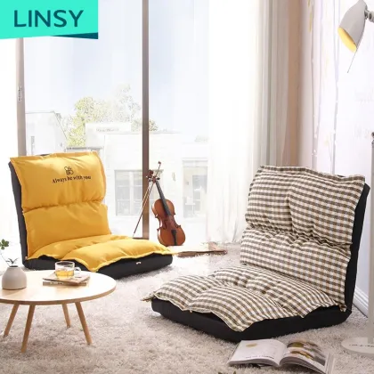 Linsy Yellow Fabric High Quality Lifestyle Sofa Bed