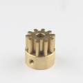 Custom precision CNC machining brass pinion